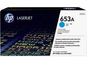 CF321A Toner pro ColorLaserJet Enterprise M680 tiskárnu, HP 653A cyan, 16,5k